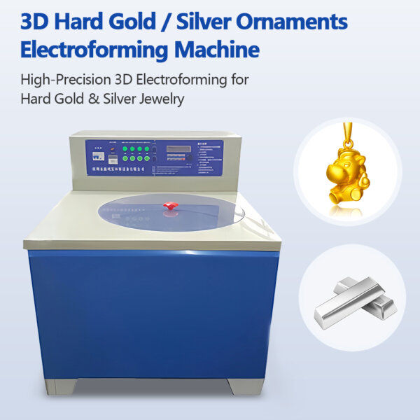 3D Hard Gold/Silver Jewelry Electroforming Machine